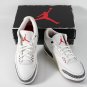 Men & Wmns Jordan 3 Retro White Cement Reimagined
