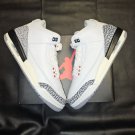 Men & Wmns Jordan 3 Retro Mid White Cement Reimagined