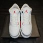 Men & Wmns Jordan 3 Retro Mid White Cement Reimagined
