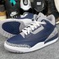 Men & Wmns Jordan 3 Retro  Georgetown  Midnight Navy Dark Blue - CT8532-401
