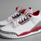 Men & Wmns Jordan 3 Retro Cardinal Red