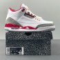 Men & Wmns Jordan 3 OG Fire Red