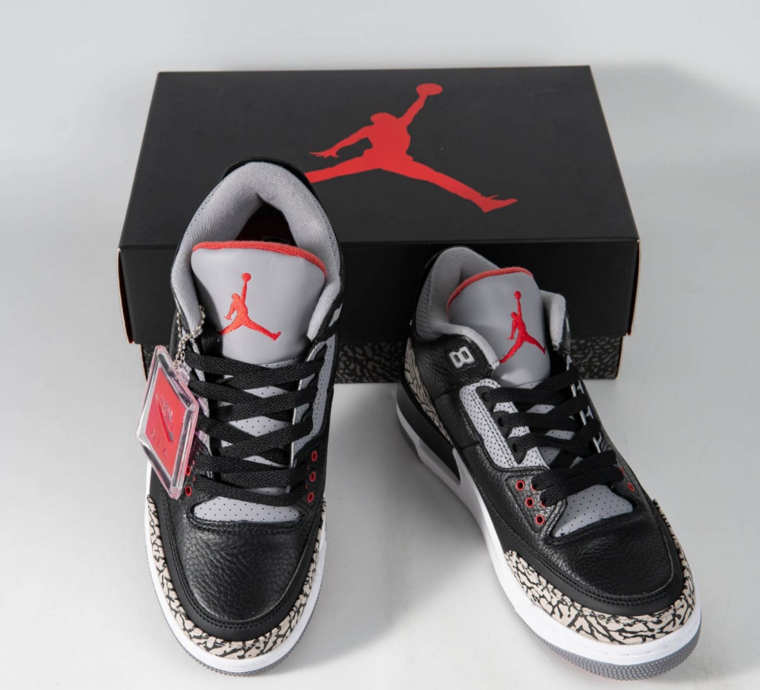 Men & Wmns Jordan 3 Retro Black Cement 2018