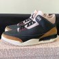 Men & Wmns Jordan 3  Desert Elephant  Fossil Stonesail - Blackrush Orange CT8532-008