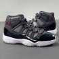 Men & Wmns Jordan 11 retro 72-10 black-gym red-white