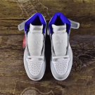 Men & Wmns Jordan 1 Retro High Zoom White Racer Blue