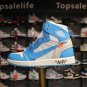 Men & Wmns Jordan 1 Retro High Off-White University Blue