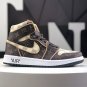 Men & Wmns Jordan 1 Retro High Monogram Brown  White DM7866-616