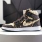 Men & Wmns Jordan 1 Retro High Monogram Brown  White DM7866-616