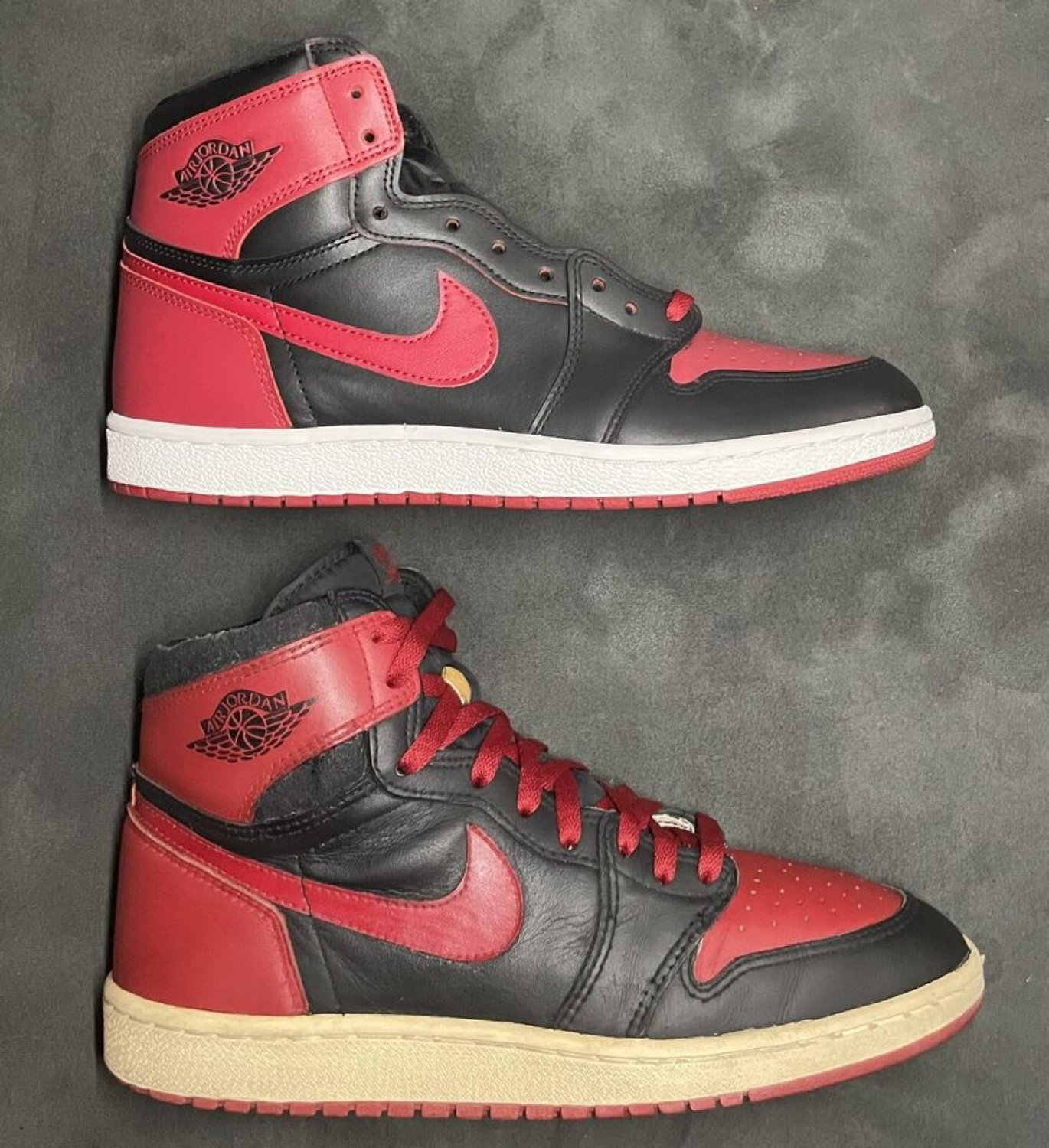 Men & Wmns Jordan 1 OG Black Red (1985)