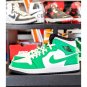 Men & Wmns Jordan 1 Mid Lucky Green