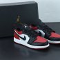 Men & Wmns Jordan 1 Low &acirc;��Bred Toe&acirc;��