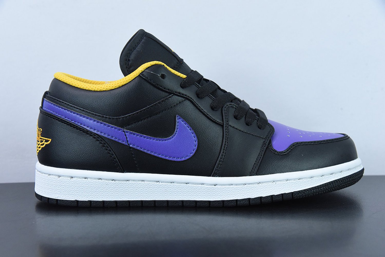 Men & Wmns Jordan 1 Low &acirc;��Dark Concord And Yellow&acirc;��