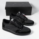 Men & Wmns Jordan 1 Low Travis Scott Black Phantom