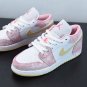 Men & Wmns Jordan 1 Low Paint Drip