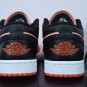 Men & Wmns Jordan 1 Low Orange Black