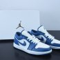 Men & Wmns Jordan 1 Low Marine Blue