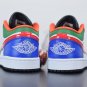 Men & Wmns Jordan 1 Low Multi-Color Black Toe