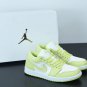 Men & Wmns Jordan 1 Low Limelight