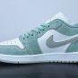 Men & Wmns Jordan 1 Low New Emerald White Green