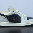 Men & Wmns Jordan 1 Low Grey Black