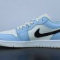 Men & Wmns Jordan 1 Low Iced Blue
