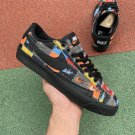 Men & Wmns Jordan 1 Low Graffiti Black