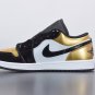 Men & Wmns Jordan 1 Low Gold Toe