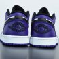 Men & Wmns Jordan 1 Low Court Purple White