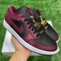 Men & Wmns Jordan 1 Low Dark Beetroot Black