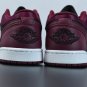 Men & Wmns Jordan 1 Low Dark Beetroot Black