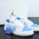 Men & Wmns Jordan 1 Low Born To Fly Sail University Blue