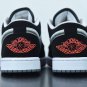 Men & Wmns Jordan 1 Low Black White Wolf Grey Infrared