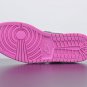 Men & Wmns Jordan 1 Low Black Active Fuchsia