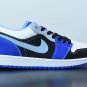Men & Wmns Jordan 1 Low Black Blue White