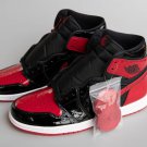 Men & Wmns Jordan 1 High Patent Bred