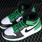 Men & Wmns Jordan 1 High OG Lucky Green Black And White