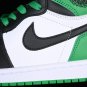 Men & Wmns Jordan 1 High OG Lucky Green Black And White