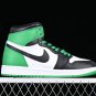 Men & Wmns Jordan 1 High OG Lucky Green Black And White