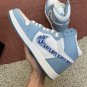 Men & Wmns Jordan 1 High Blue White Dior