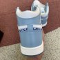 Men & Wmns Jordan 1 High Blue White Dior