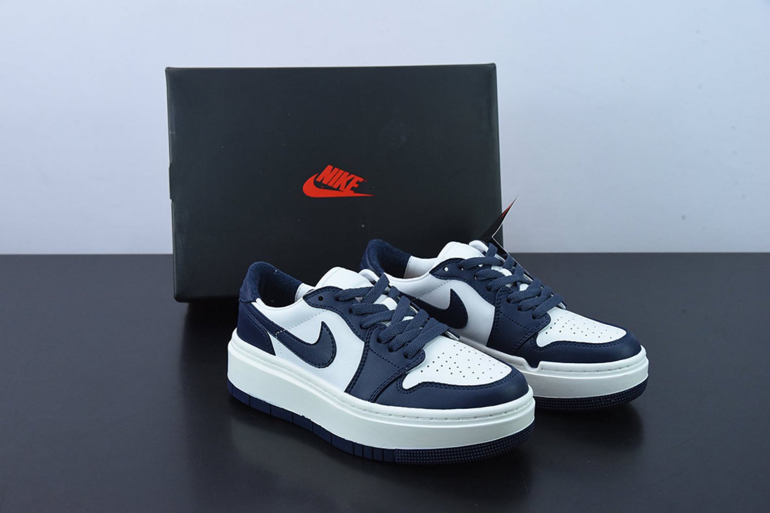 Men & Wmns Jordan 1 Elevate Low Wolf Blue