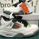 Men & Wmns Jordan 4 Retro Lucid Green Rasta
