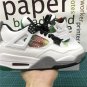 Men & Wmns Jordan 4 Retro Lucid Green Rasta