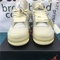 Men & Wmns Jordan 4 Retro Off-White Sail