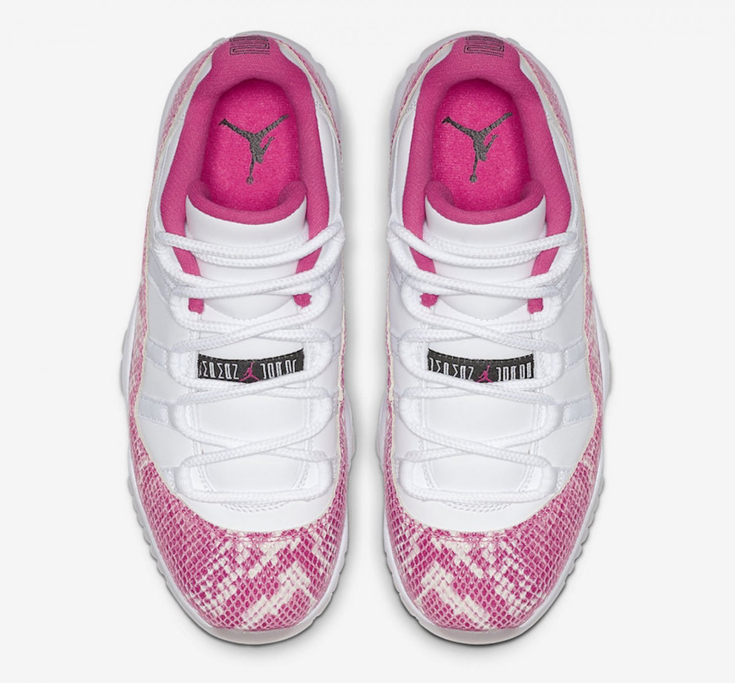 Men & Wmns Jordan 11 Retro Low Pink Snakeskin (2019)