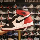 Men & Wmns Jordan 1 Retro High Satin Black Toe