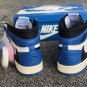 Men & Wmns Jordan 1 High Og Military Blue Shoes Zone