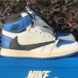Men & Wmns Jordan 1 High Og Military Blue Shoes Zone