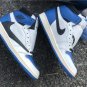 Men & Wmns Jordan 1 High Og Military Blue Shoes Zone